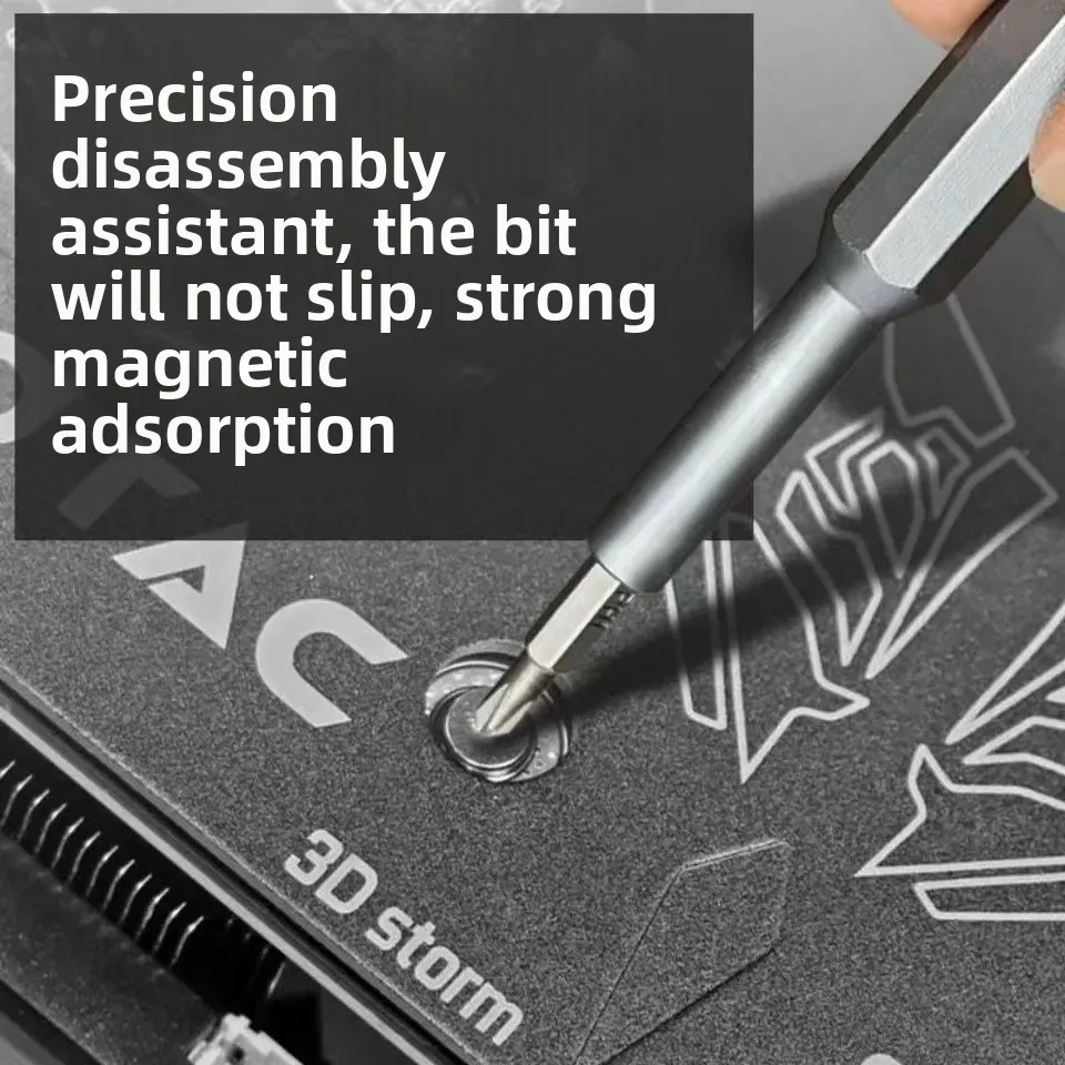 Dr.Ju. 24-in-1 Industrial High Precision Steel Electric Screwdriver Set 24pcs Black Oxide Finish 3-Year Warranty Phone/Computer