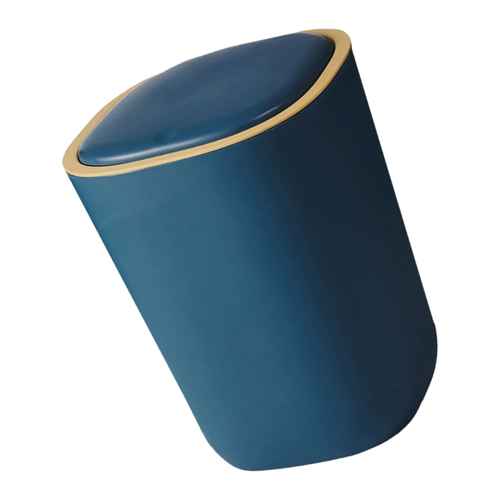 

Ecofriendly Mini Trash Can Creative Modern Design Lid Odorless Waste Container for Kitchen Bedroom Home