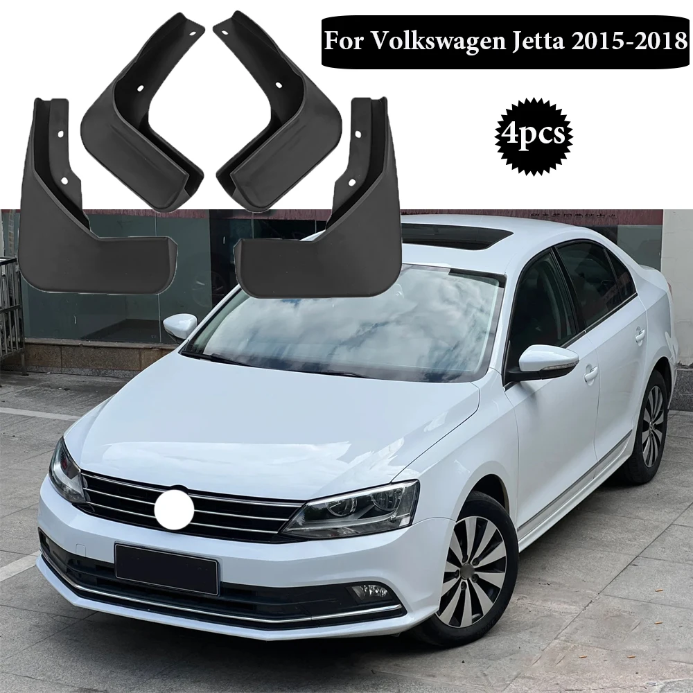 

Front Rear For Volkswagen VW Jetta 2015-2018 MK6 Car Fender Mudguard Mud Flaps Guard Splash Flap Car Accessories 4pcs