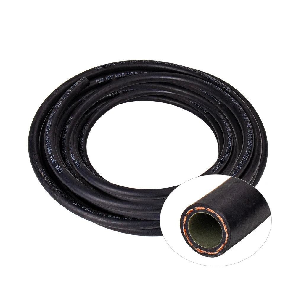 #8 7/16'' R12 R134a A/C Freon Hose Thin-wall Nylon Reduce Barrier AC Refrigerant Hose Air Conditioner Pipe
