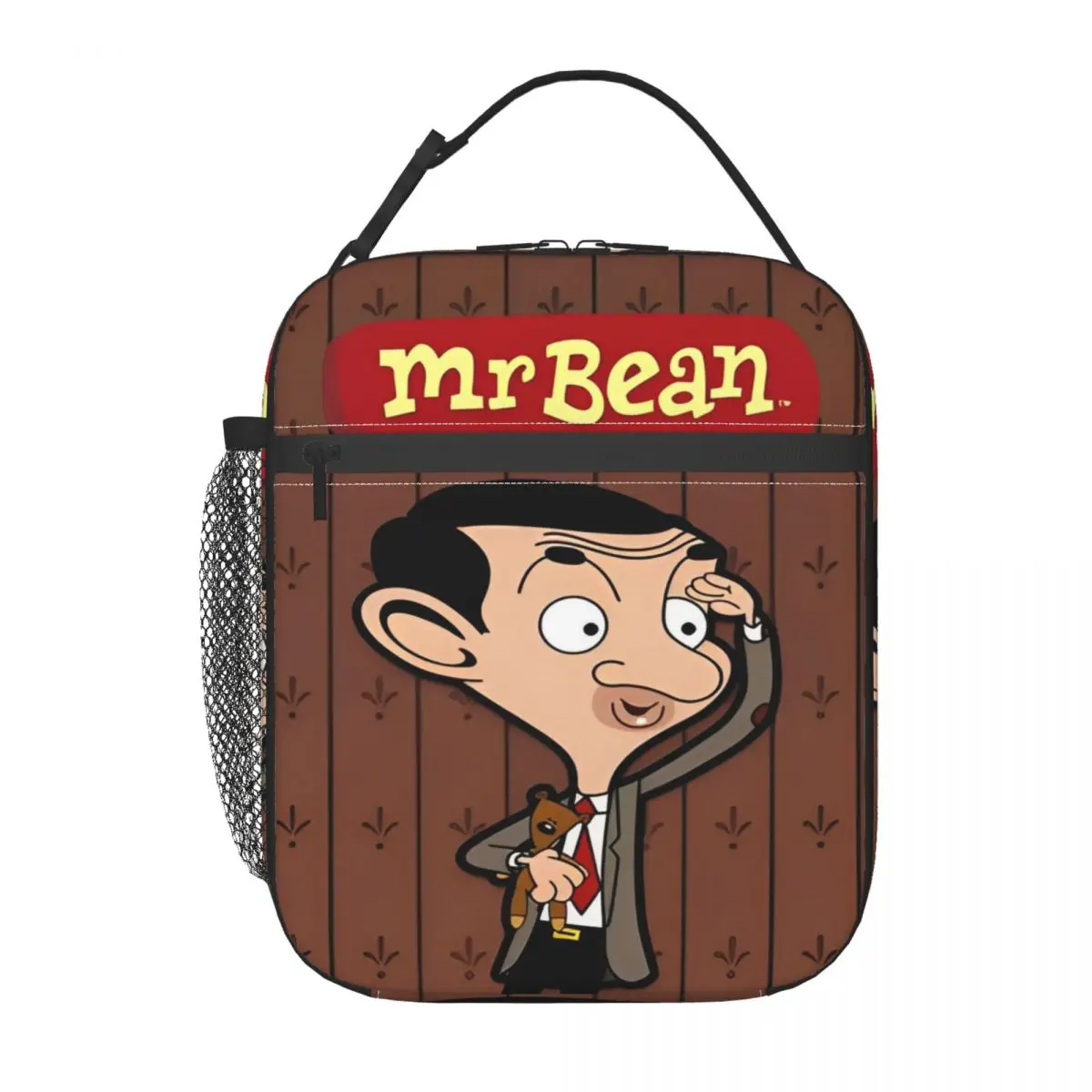 Fiambrera térmica de Mr. Bean, contenedor de almuerzo de dibujos animados, enfriador para la escuela, recién llegado