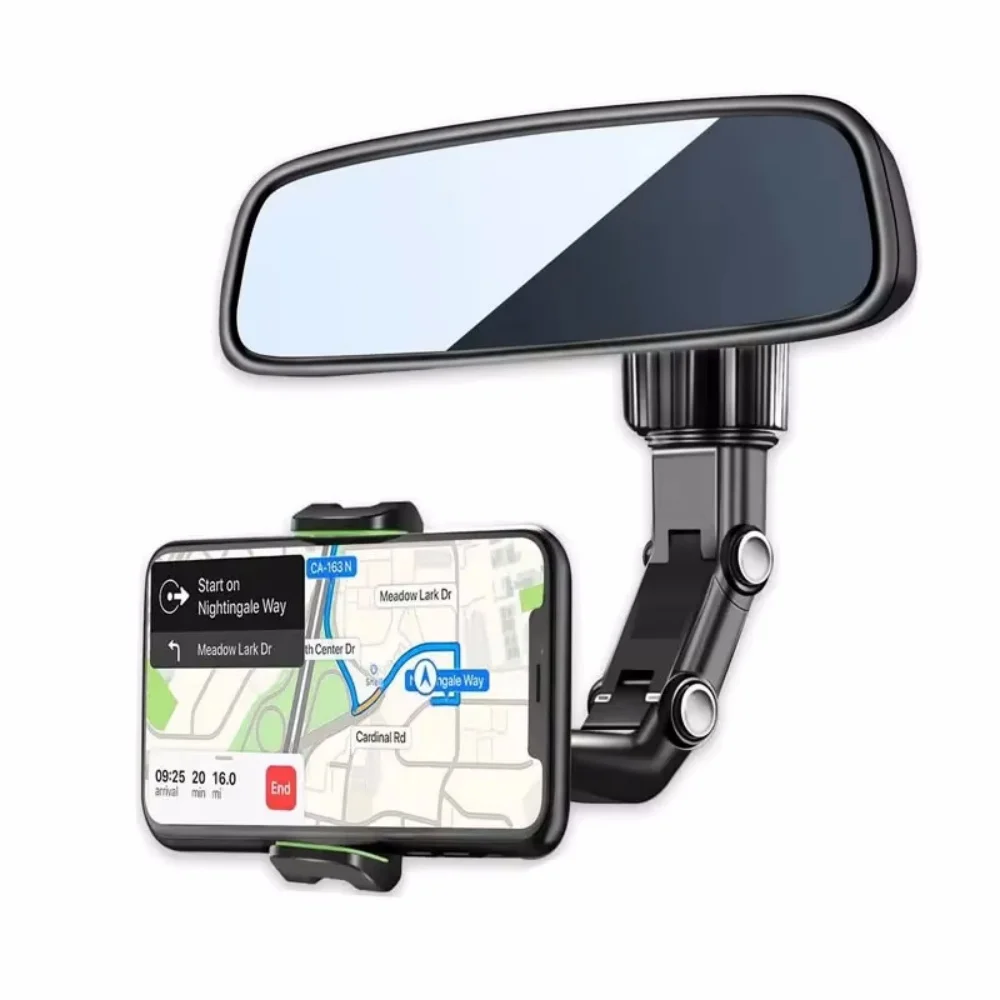 

Многофункциональный автомобильный кронштейн для крепления на зеркало заднего вида, для видеосъемки с заднего сиденья, навигации, фиксации видеорегистратора в автомобиле