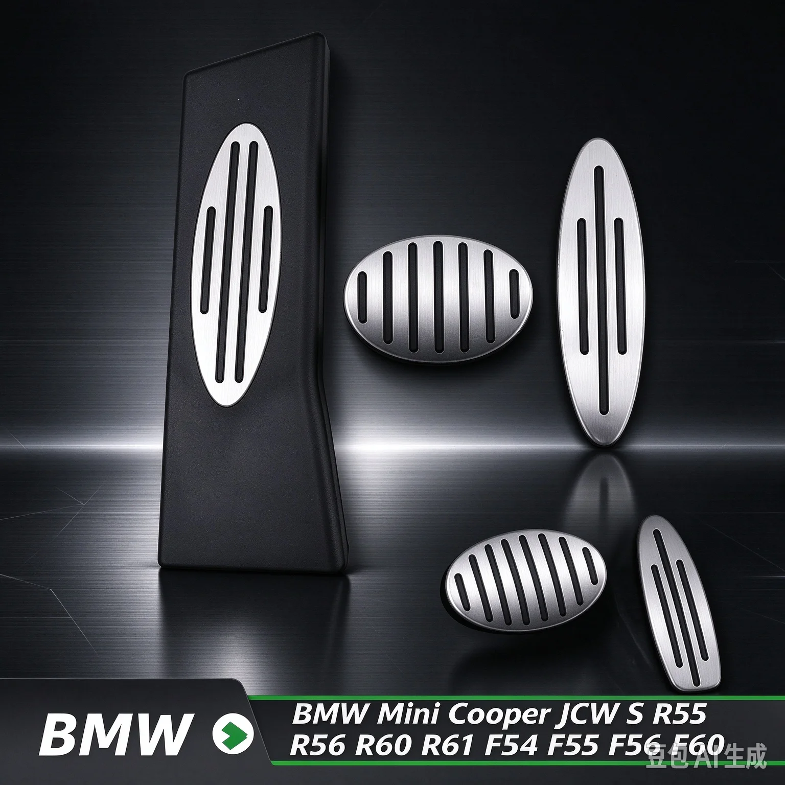 Car Gas Fuel Clutch Brake for Mini Cooper One Hatch Hardtop Countryman JCW R56 R60 R61 F54 F55 Foot Rest Pedal Pads Cover
