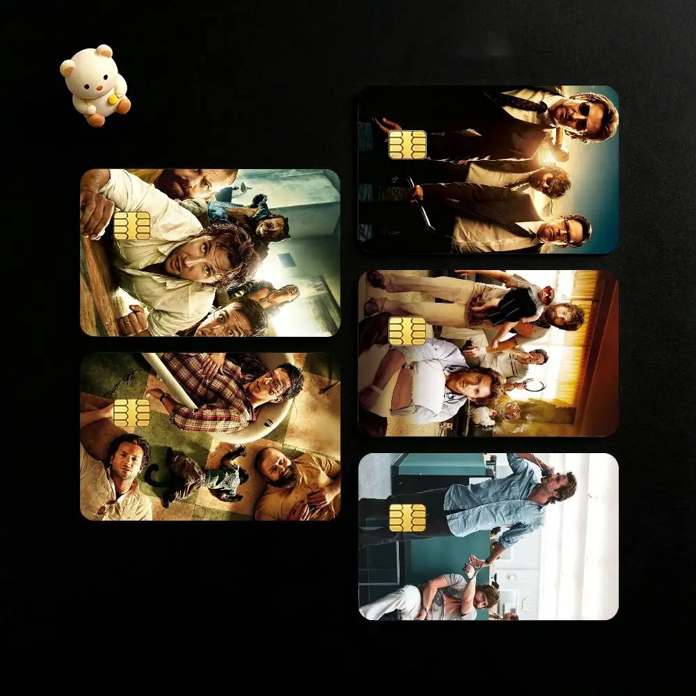 Classic Movie The H-Hangover Credit Card HD Stickers Game Card Decal Small Chip Waterproof Sticker Gift
