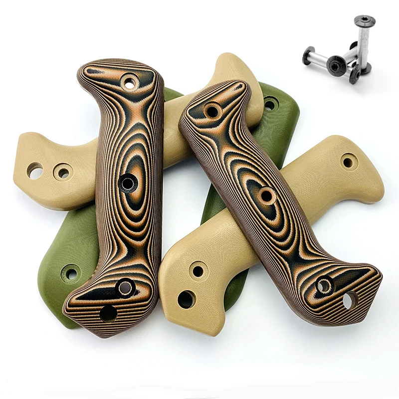 Imagem -02 - Escalas Handle Custom com Parafusos Ka-bar Faca Peças Fazendo Acessórios Peças Faca Personalizado Cores K-bar Becker Companion Bk2
