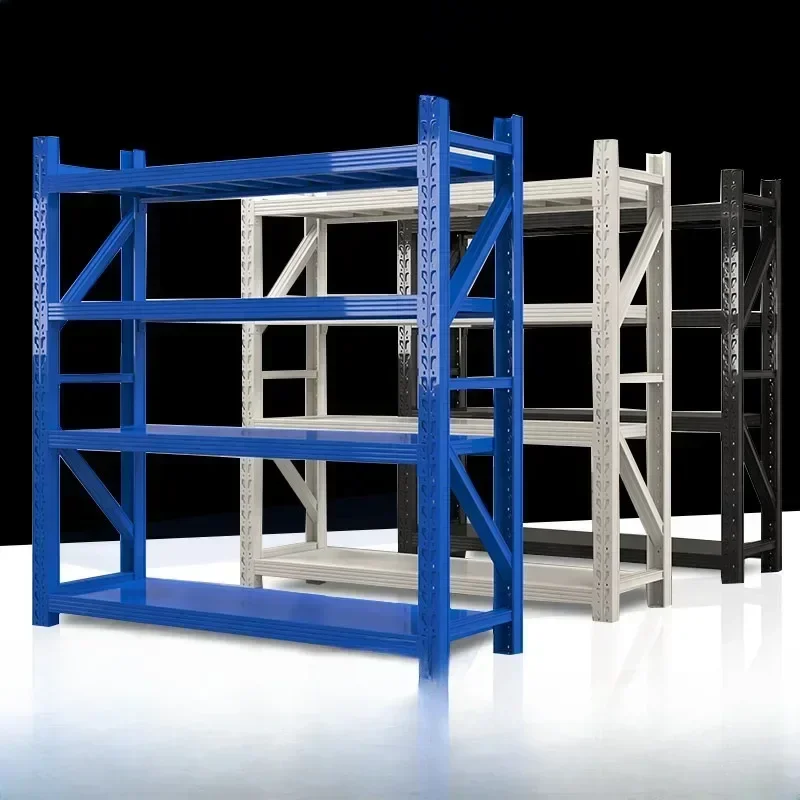 Multi-storey household metal warehouse heavy-duty shelves