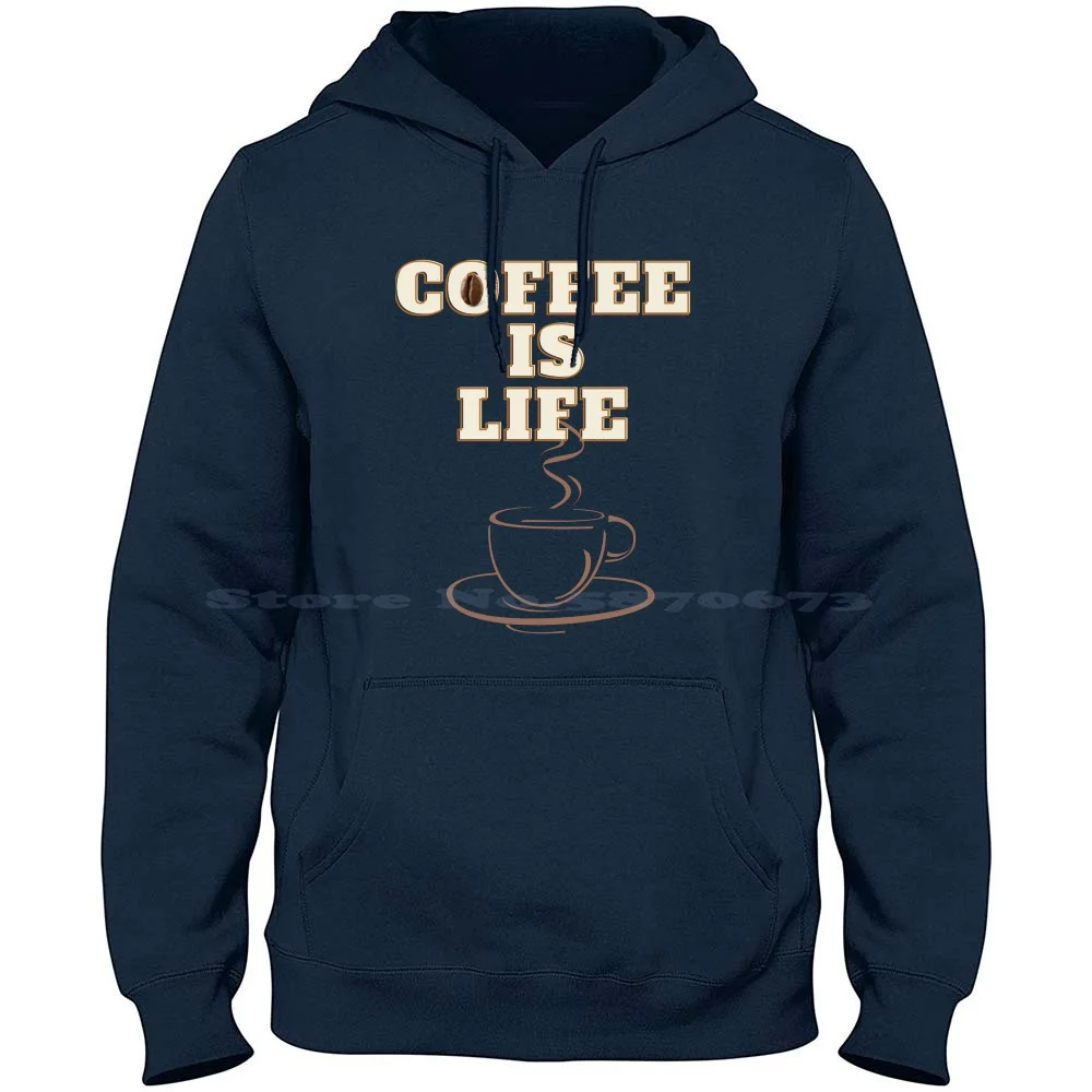 Coffee Is Life Coffee Lover 100% Pure Cotton Hoodie Tshirt Coffee Lover Coffee Holic Speciality Coffee Filter Coffee Not People