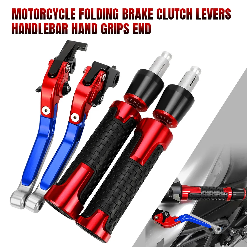 

Motorcycle Brake Clutch Levers Handlebar Handle bar Hand Grips ends For YAMAHA FZ600 1987 1988 1989