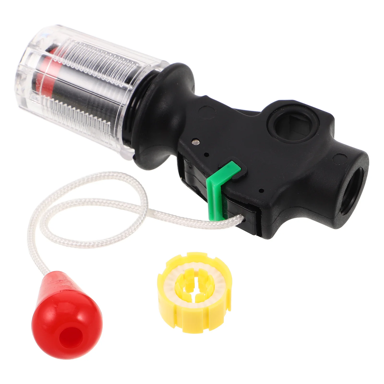 

Inflatable Life Vest Inflator Device Automatic and Manual Activation Instant Inflation for Diving Emergency Survival Compact