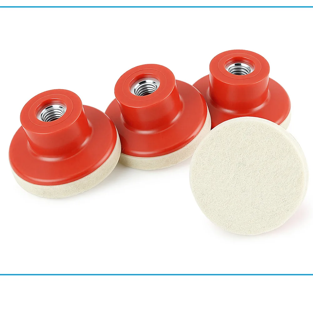 Wool Buffing Wheel For Metal Marble Glass Jade Ceramic Car Hub Finish Grinding 2 Inch Surface Polishing Rotary Device