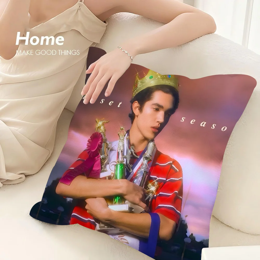 Singer C-Conan G-Gray Pillow Case 3D Print Polyester Fiber 40*40 cm Home Sofa Throw Pillow Cover Decoration Festival Gift