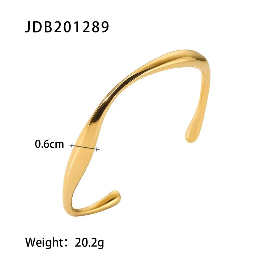 

18K Gold Stainless Steel Shaped Bracelet