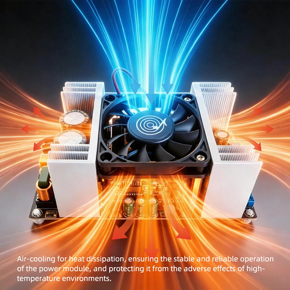 400W LLC Schaltnetzteil AC 220V zu DC 24V Hocheffizient Geräuscharmes Design für Verstärker und Subwoofer – Detail 5