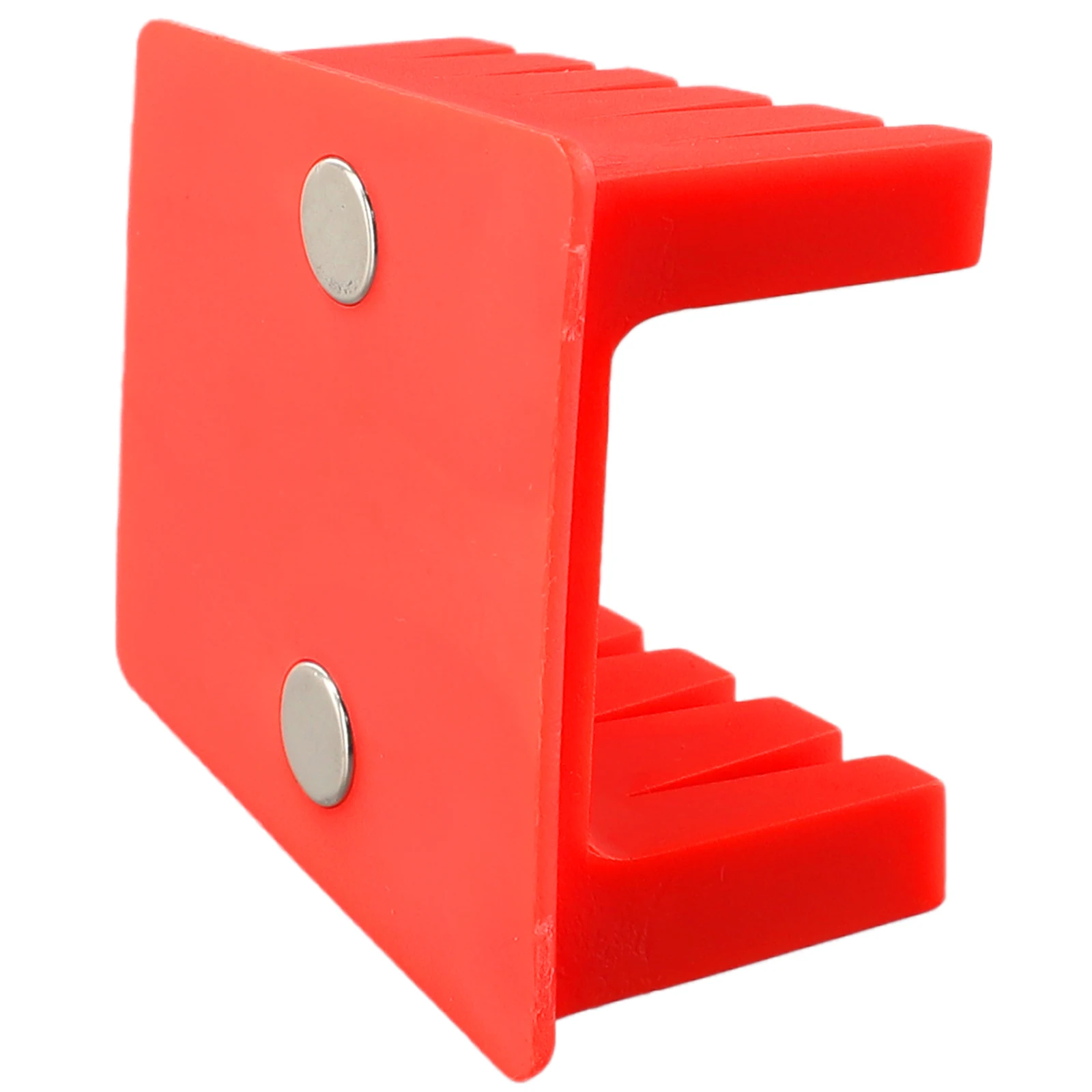 Suporte de fio de solda 2.5x2.2x1.4inch plástico vermelho para 30awg-12awg fio de solda estanho leva braçadeira