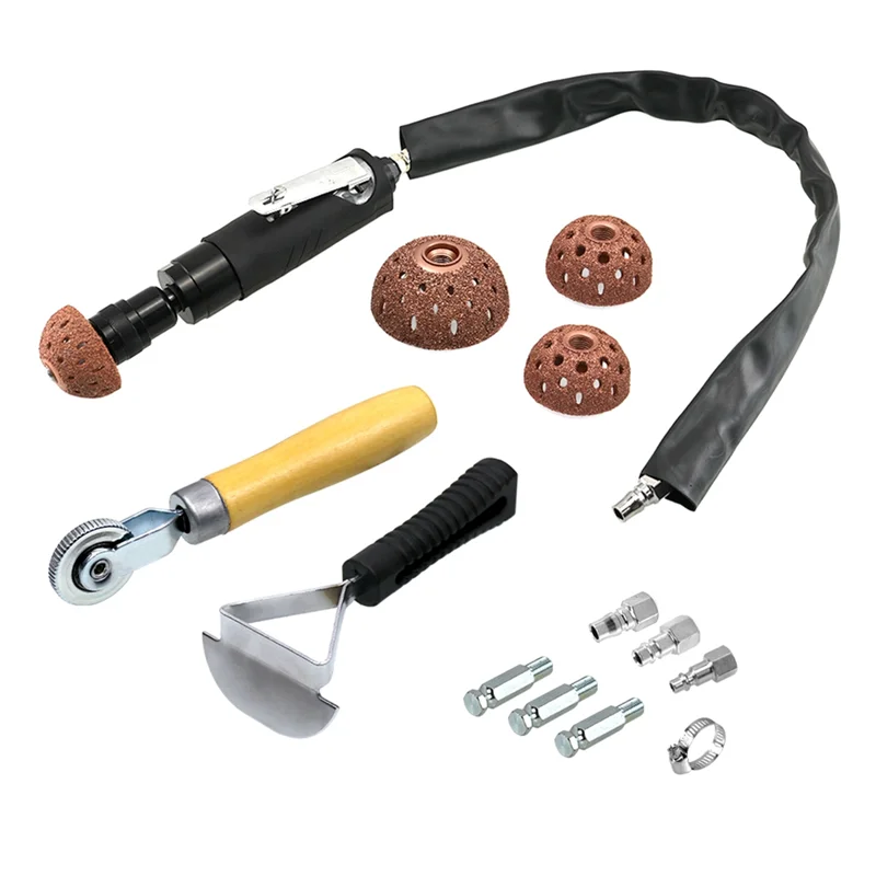 

Air Tire Repair Polish Patch Tools Low Speed Air Tire Buffer Roller Tungsten Steel Buffing Wheel
