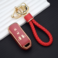 Soft TPU Key Case Cover For Honda N-BOX N-ONE N-WGN N-VAN Custom Wgn 2/4 buttons Remote Holder Auto Accessories