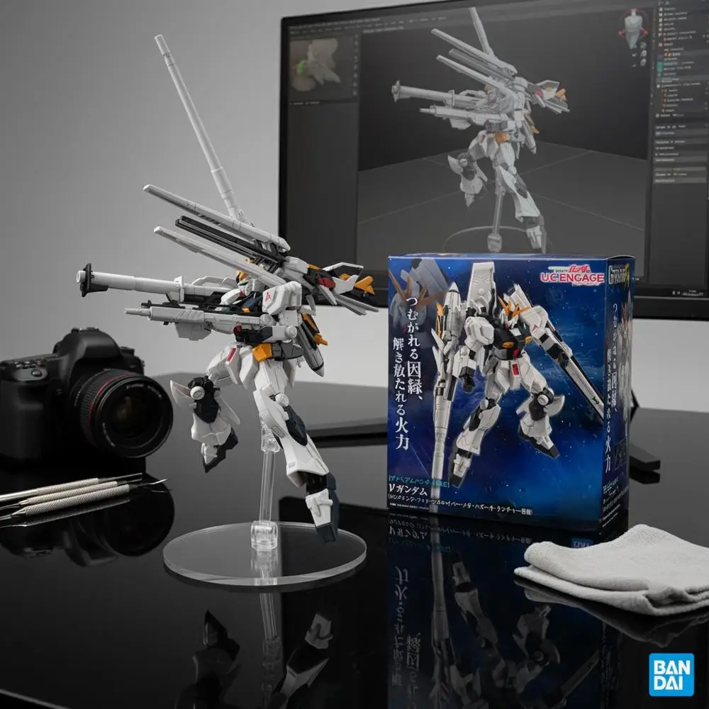 

Bandai Gundam G Frame FA Nu Gundam Model Kit LFF＆HMBL Equipment Official Collectible For Collectors