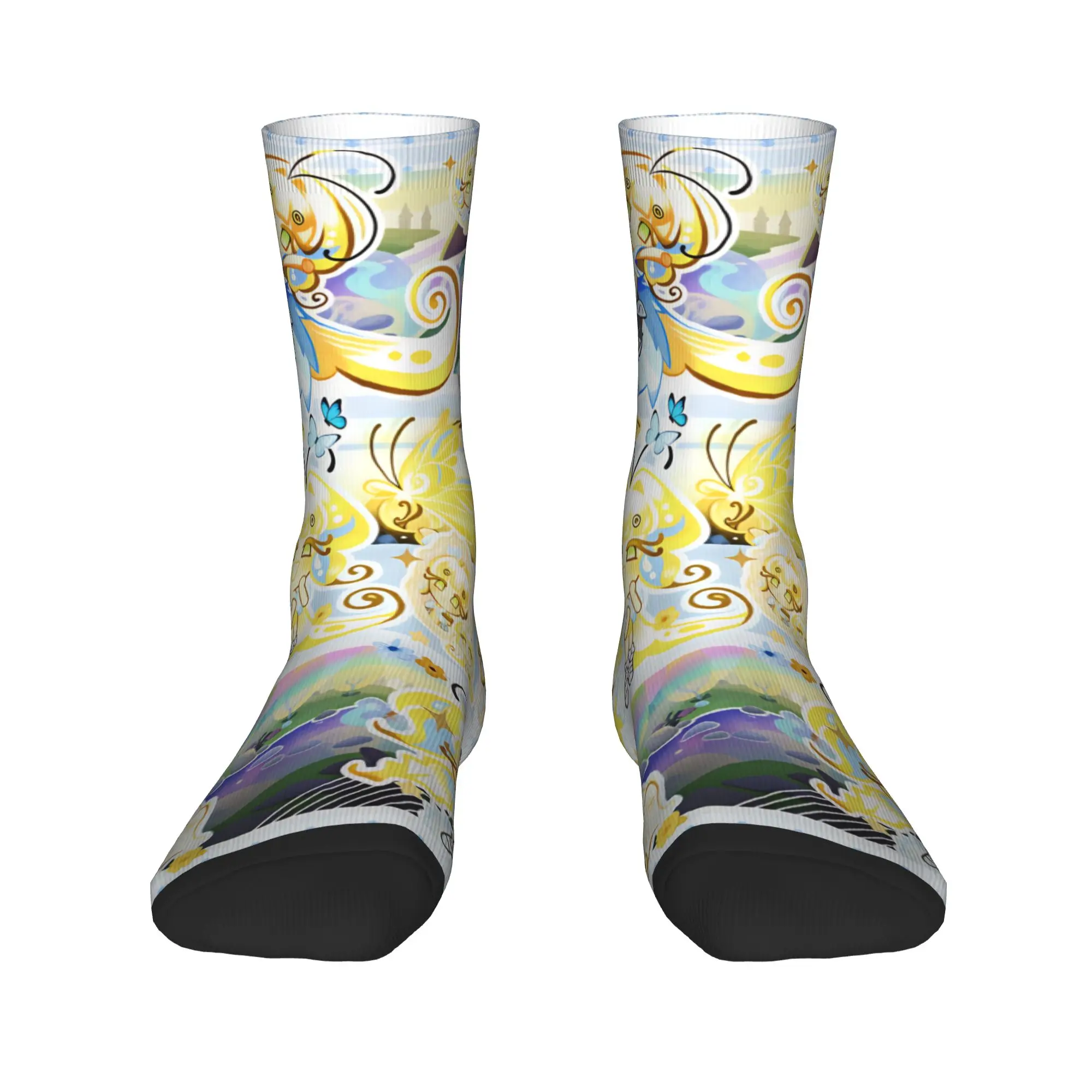 Shadow Milk Socks Cookie Run Kingdom Modern Stockings Autumn Anti Skid Unisex Men Socks Quality Design Running Sports Socks