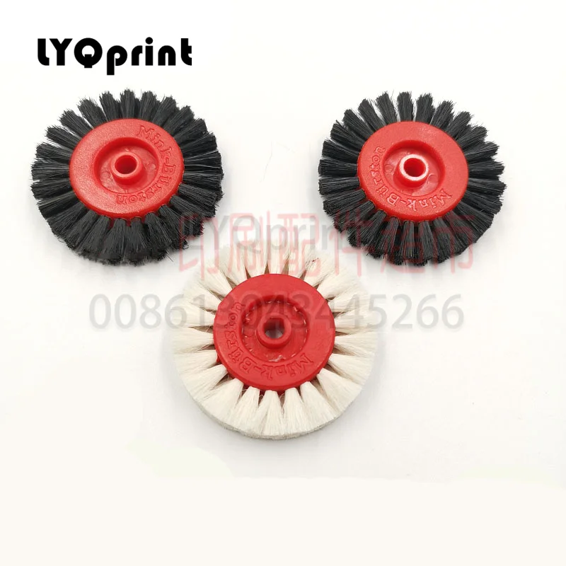 1 piece High Quality Heidelberg Brush Wheel 66.020.122 Black White 11mm for Beiren 08 05 Feeder   Press Paper Roller