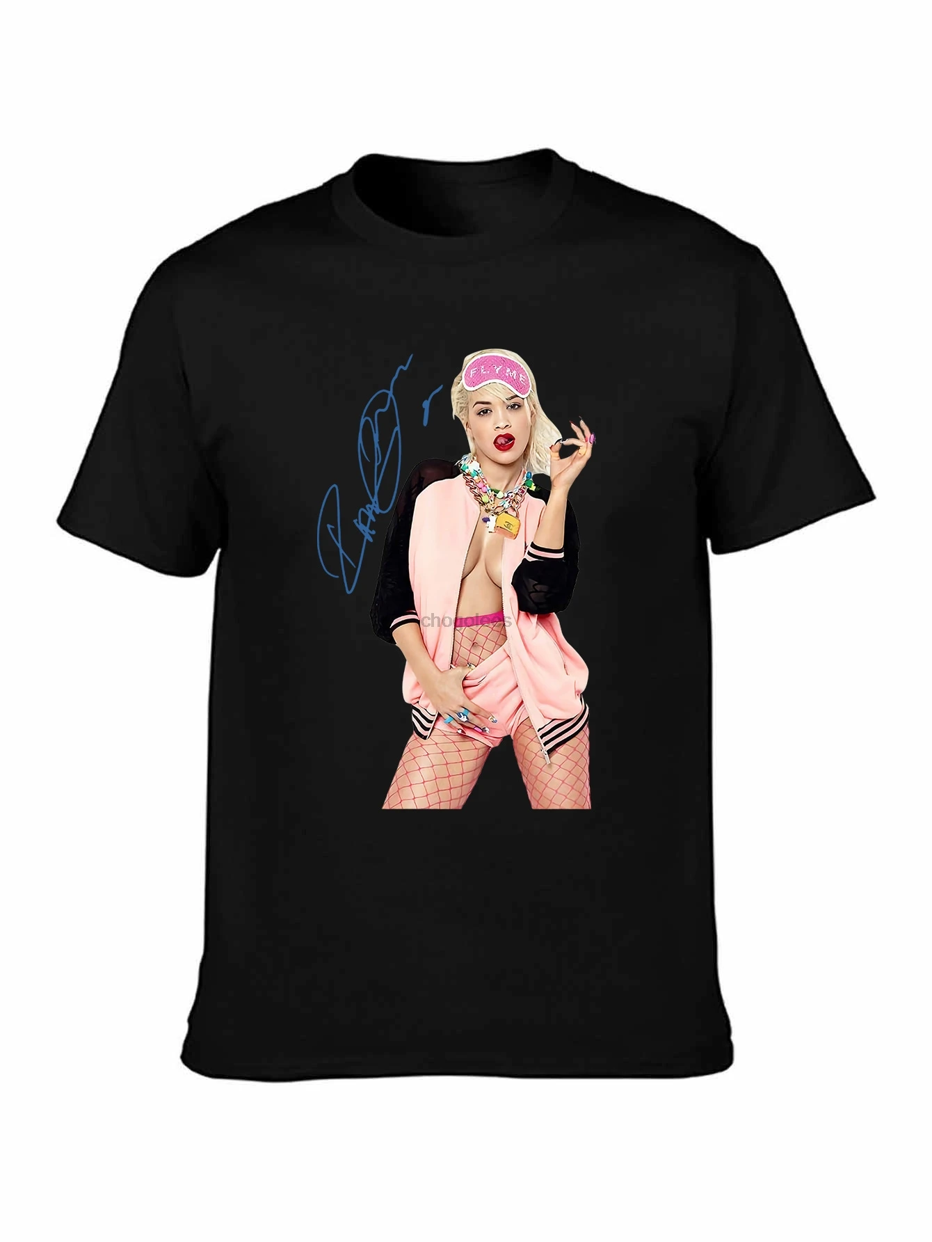 L377 توقيع ريتا أورا تي شيرت تي شيرت توقيع توقيع سيكريت سانتا