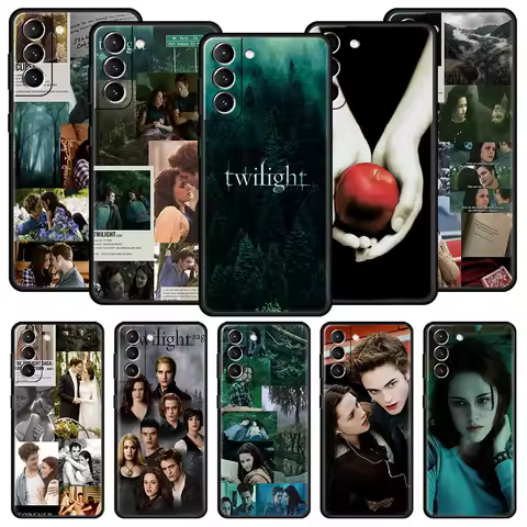 Twilight Saga Phone Case For Samsung Galaxy S25 S24 S23 FE S22 Ultra S20 S21 5G S10 Plus S10E Soft Black Cover