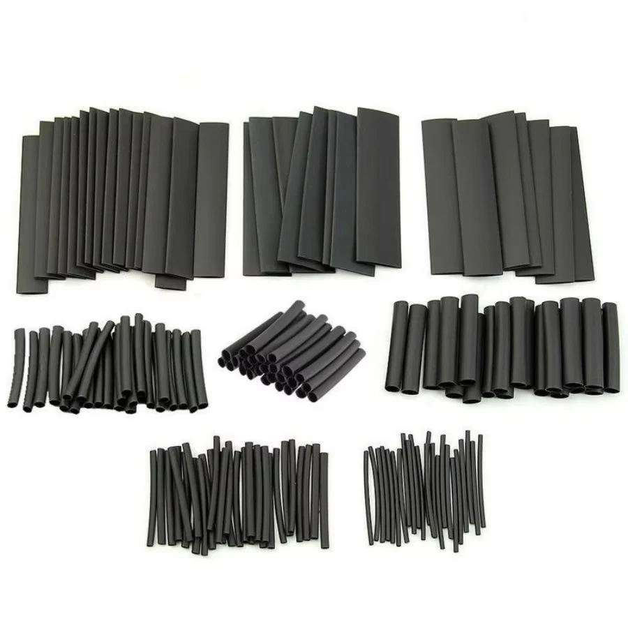 127Pcs Heat Shrink Tube Assortment Kit 2:1 Shrink Ratio, Waterproof Insulated Cable Sleeving, Electrical Wire Wrap for Wiring Co