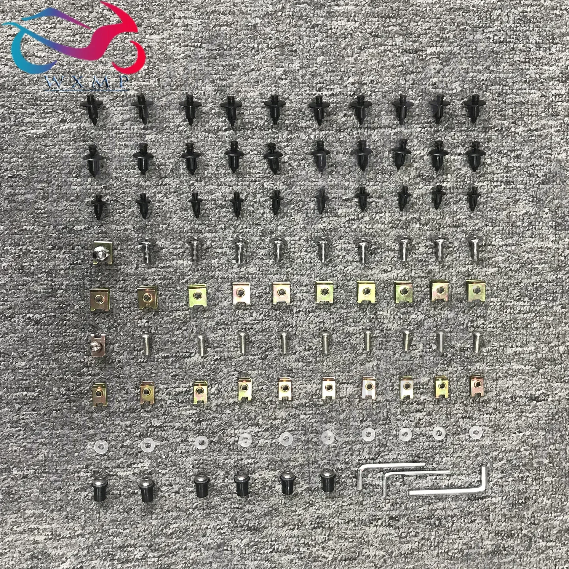 Fairing Body Bolts Kit Fastener Clip Screw For Kawasaki ZZR400 ZZR-400 1993-2007