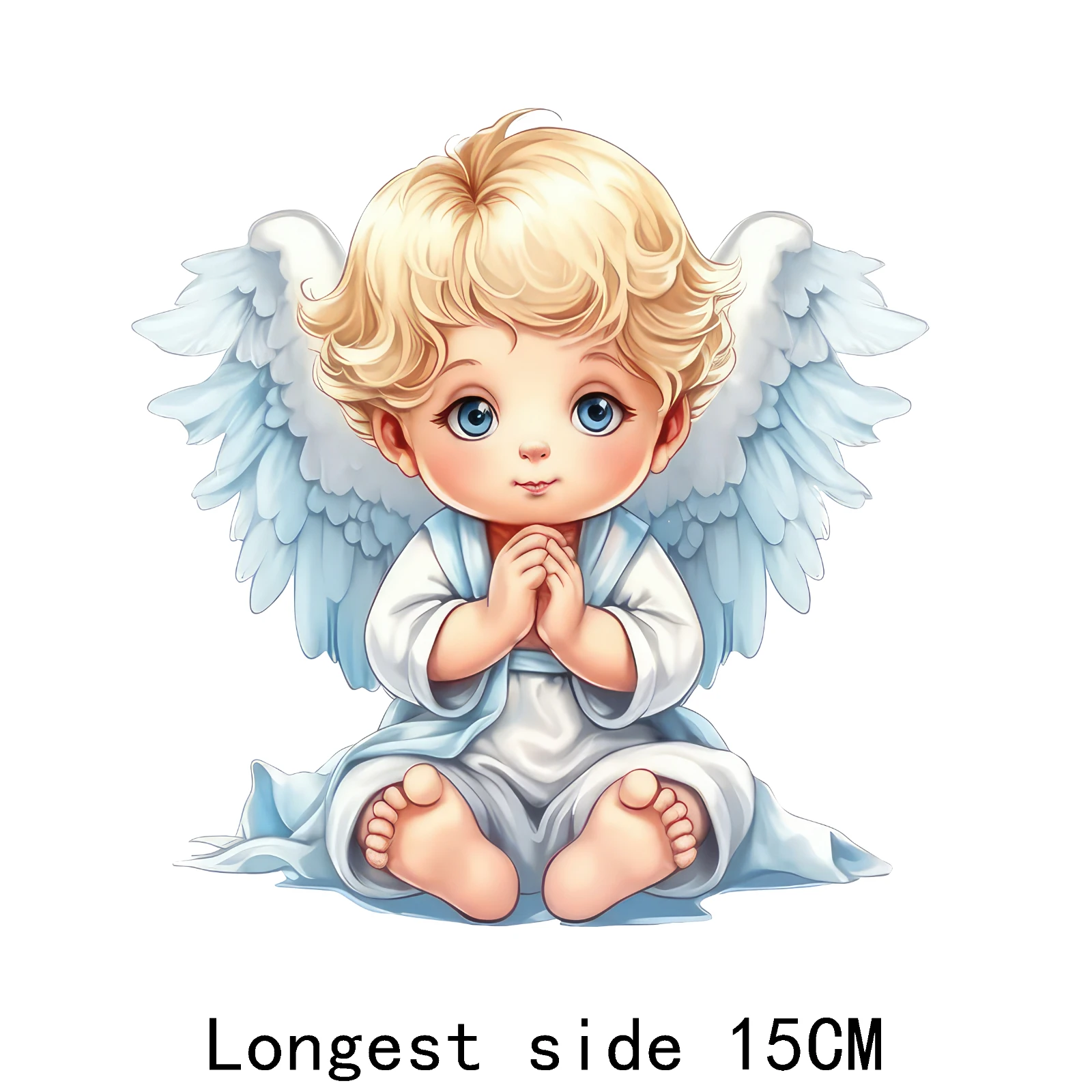 Cartoon cute little angel Heat Transfer patch for clothing DIY children\'s printing, used for clothing ironing applications