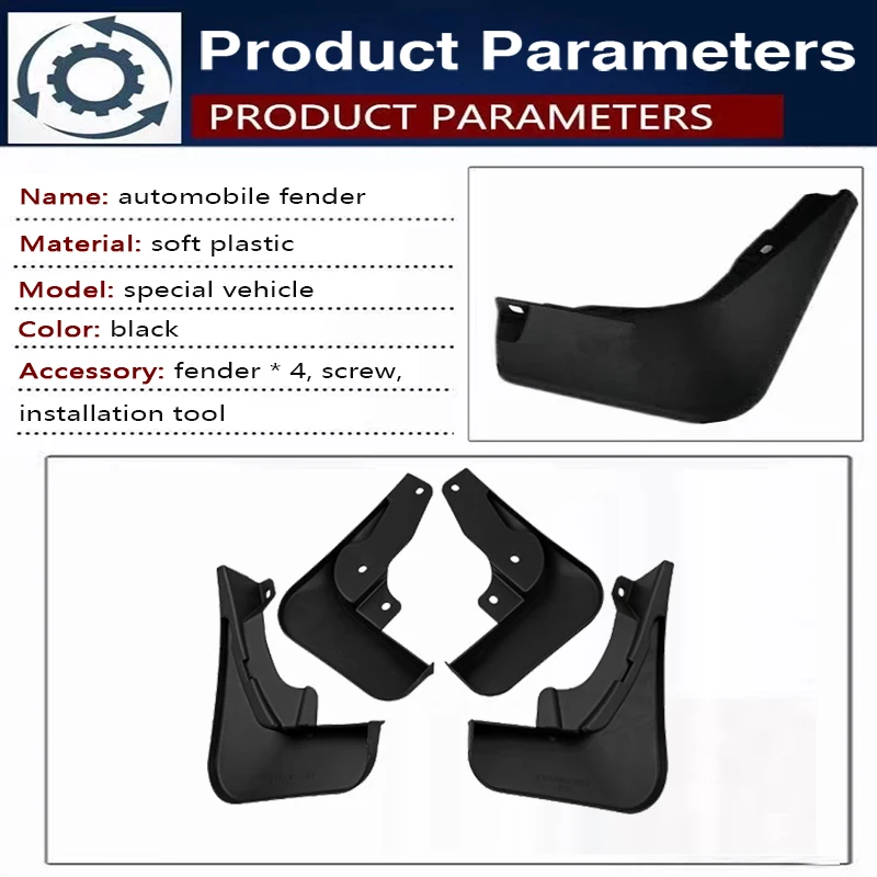 Car Mudguards For Honda Accord CY 11th MK11 2023 2024 2025 Anti-splash Fenders Flares Splash Duraflap Guardabars Car Accessories