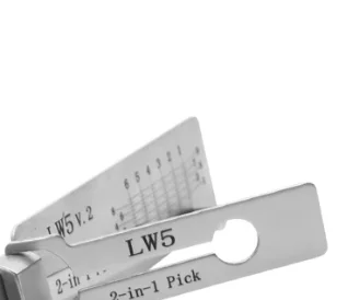 1PCS Discount Lishi 2 in 1 Tools  LW4 LW5 TE2 Pick and Decoder Locksmith Tools for Australia Lock view 6