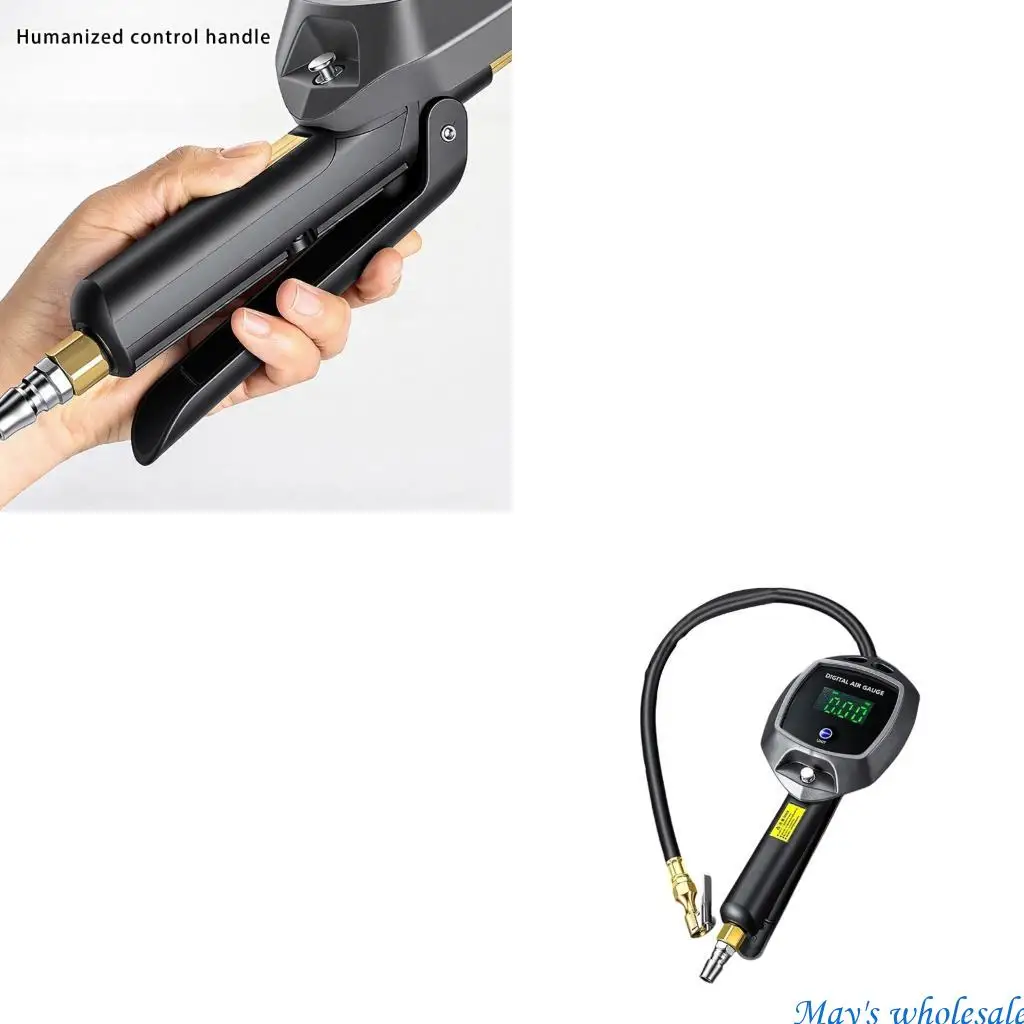 Precisions Oil Immersions Tire Gauges For Automobiles Featuring Shockproof Housing And Easy Button Operation 448A