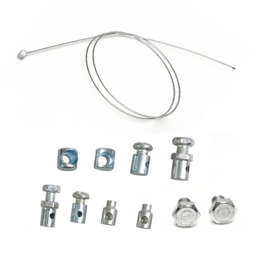 Universal Throttle Clutch Cable Repair Kit Lawnmower Rotovator Ride On Throttle Cable Brake Clutch Cable Repair Lawn Mowers Part