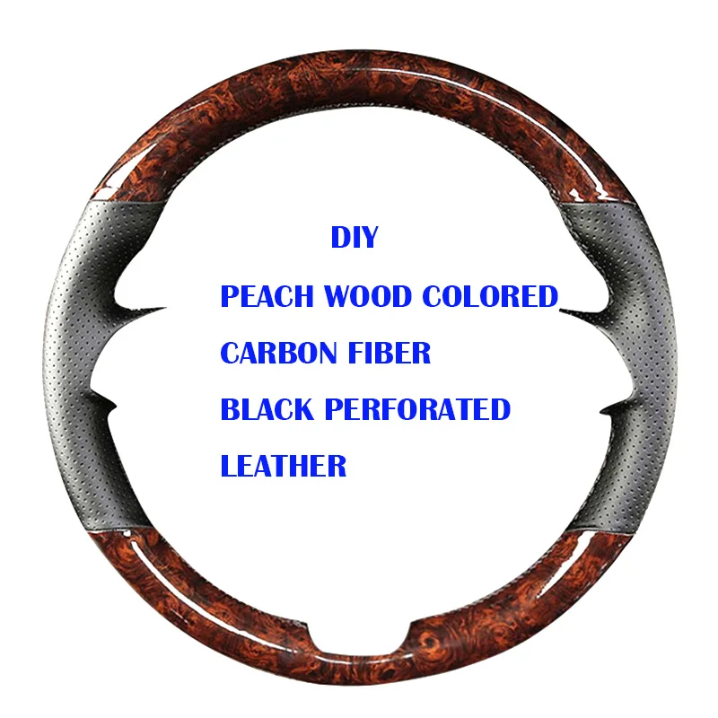 Hand-Stitch Wheel Wrap Leather&Carbon Fiber Car Steering Wheel Cover for Nissan Cenfiro A33 2003 2004 2005 Auto Accessories