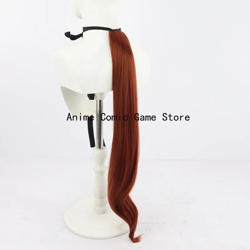 متوفر في المخزون شعر مستعار تأثيري لعبة أوما موسومي جميلة ديربي تأثيري الذيل الاصطناعية الشعر ألياف مقاومة للحرارة الباروكات + غطاء الباروكات