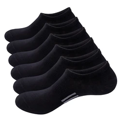 YUEDGE No Show Running Socks 6 Pairs Low Cut Sport Socks Athletic Socks Moisture Wicking for Men and Women Size 37-46