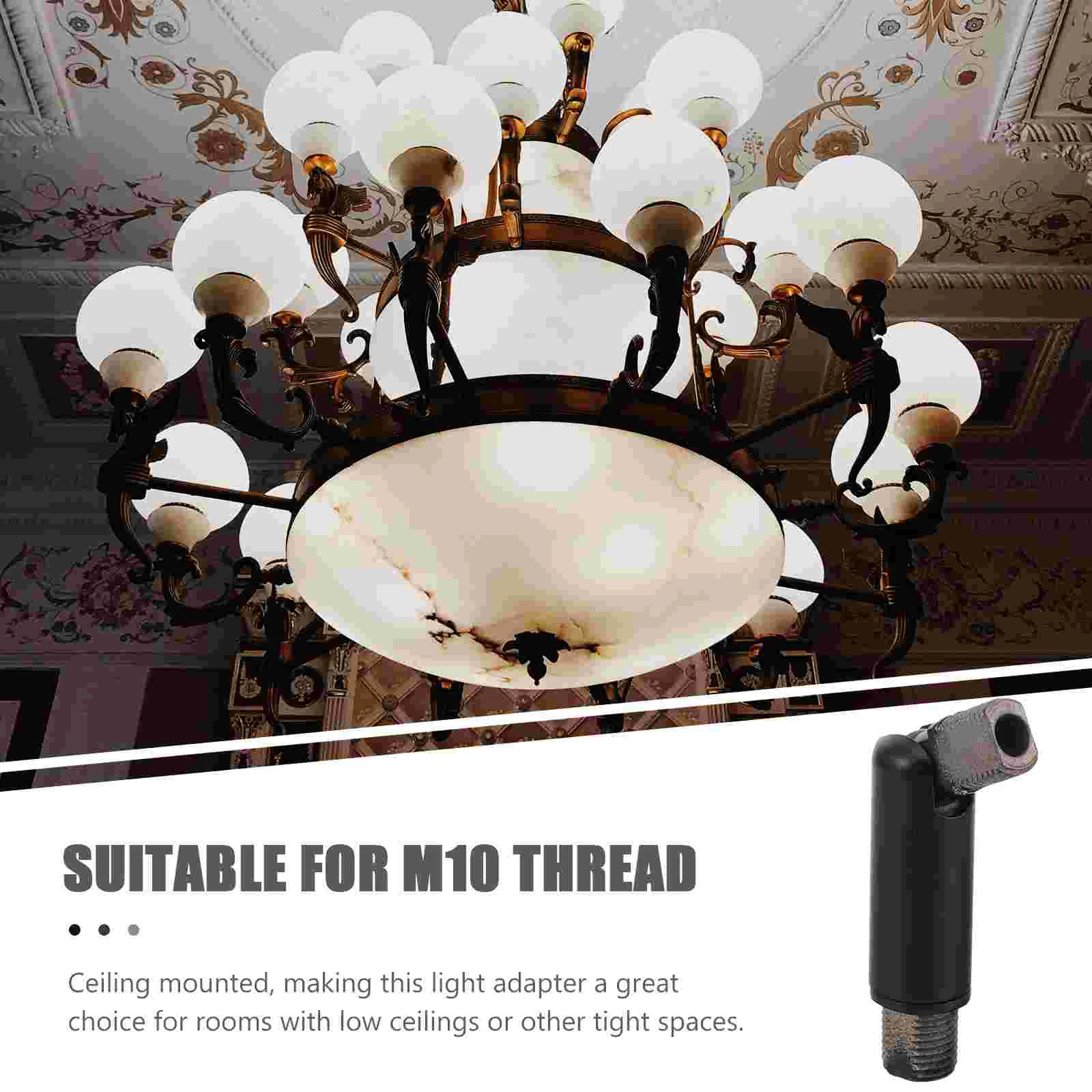 Ceiling Lighting Adapter Pendant Light Suspension Canopy 180 Degree Light Adapter