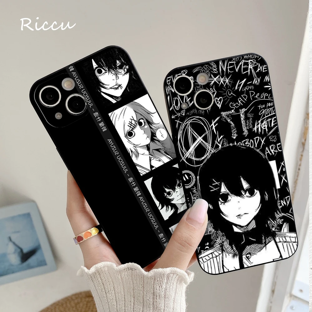 FOR IPhone 14 Anime JUZOU S-SUZUYAS Soft Case for Iphone 14 11 12Pro 8 7 Plus X 13Pro MAX XR XS Covers