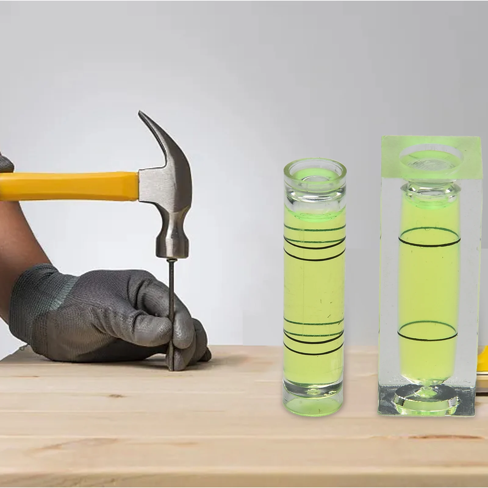 Spirit-Level Levelers Mechanical Strip Plastic Transparent +Green Easy To Use High-precision Horizontal High Quality