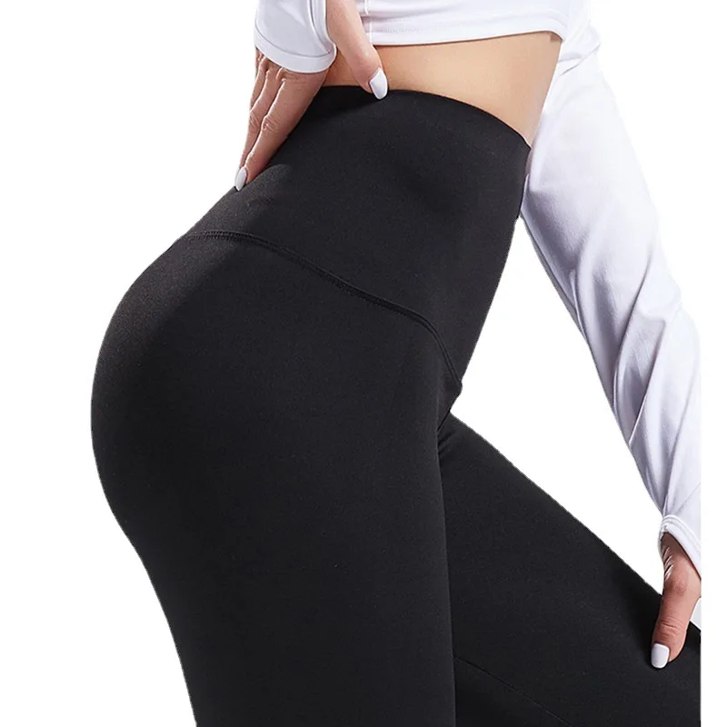 DOIAESKV Shark Pants Belly Lift Hips Women\'s Spring and Autumn Leggings High Waist Barbie Flight Pants Yoga Pants