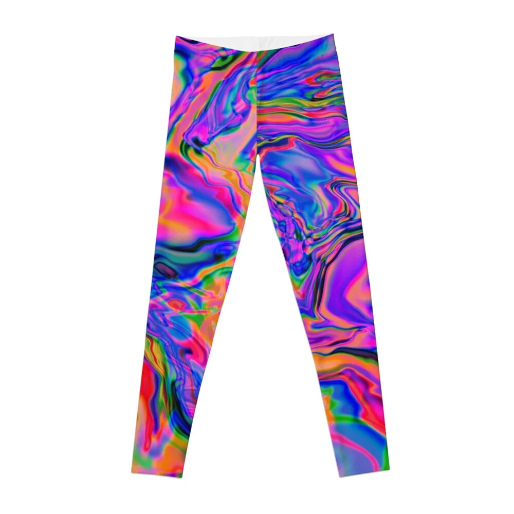 

Astonish Abstract - pink, purple, blue, red, orange, green, yellow, black Leggings leggins push up woman Womens Leggings