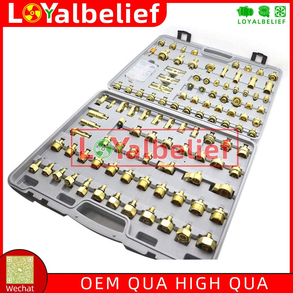 

109+7 Piece Set Connectors And Cold Oil Pipe Disassembly And Assembly Tools For Universal Vehicles 116PCS