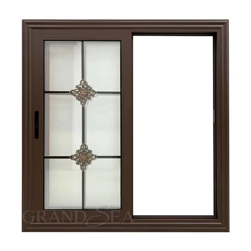 Customization Modern Design Double Glass Sliding Window for Balcony Energy Efficient Aluminum Alloy Sliding windows 1.4mx1.2m