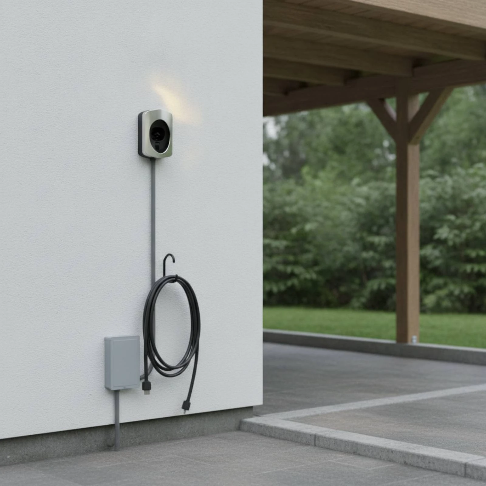 Electric Vehicle Charging Holder ABS Plastic Electric Vehicle Charging Plug Bracket Electric Vehicle Charger Holder Temperature