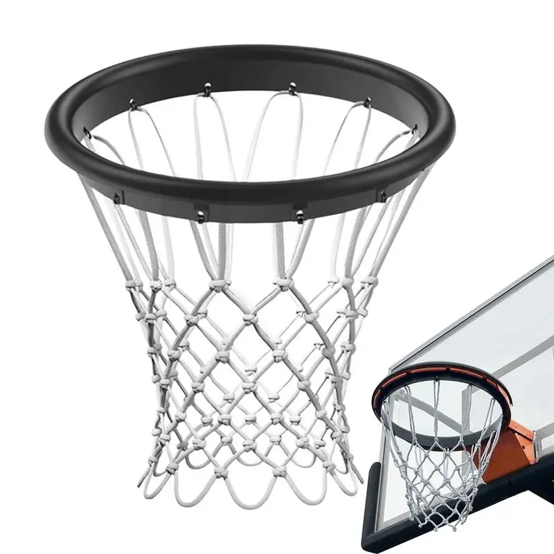 

Basketball Net Outdoor Indoor All-Weather Basketball Net Resilient Basketball Hoops Accessories For Schools Stadiums Recreation