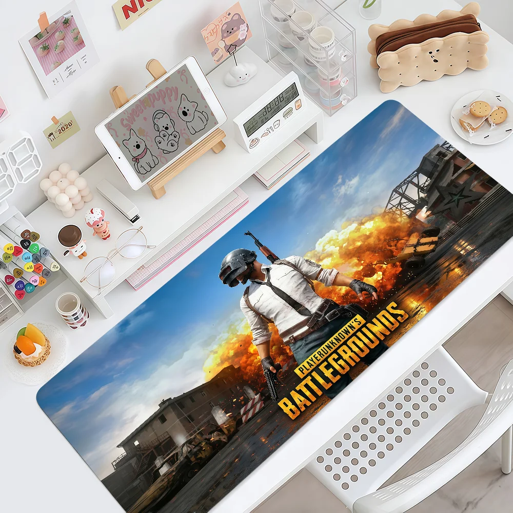 Game Mouse Battlegrounds Pad Non-slip Lockedge P-PUBG Office X Student Gaming Spear Thickened Large Writing Cushion MousePad