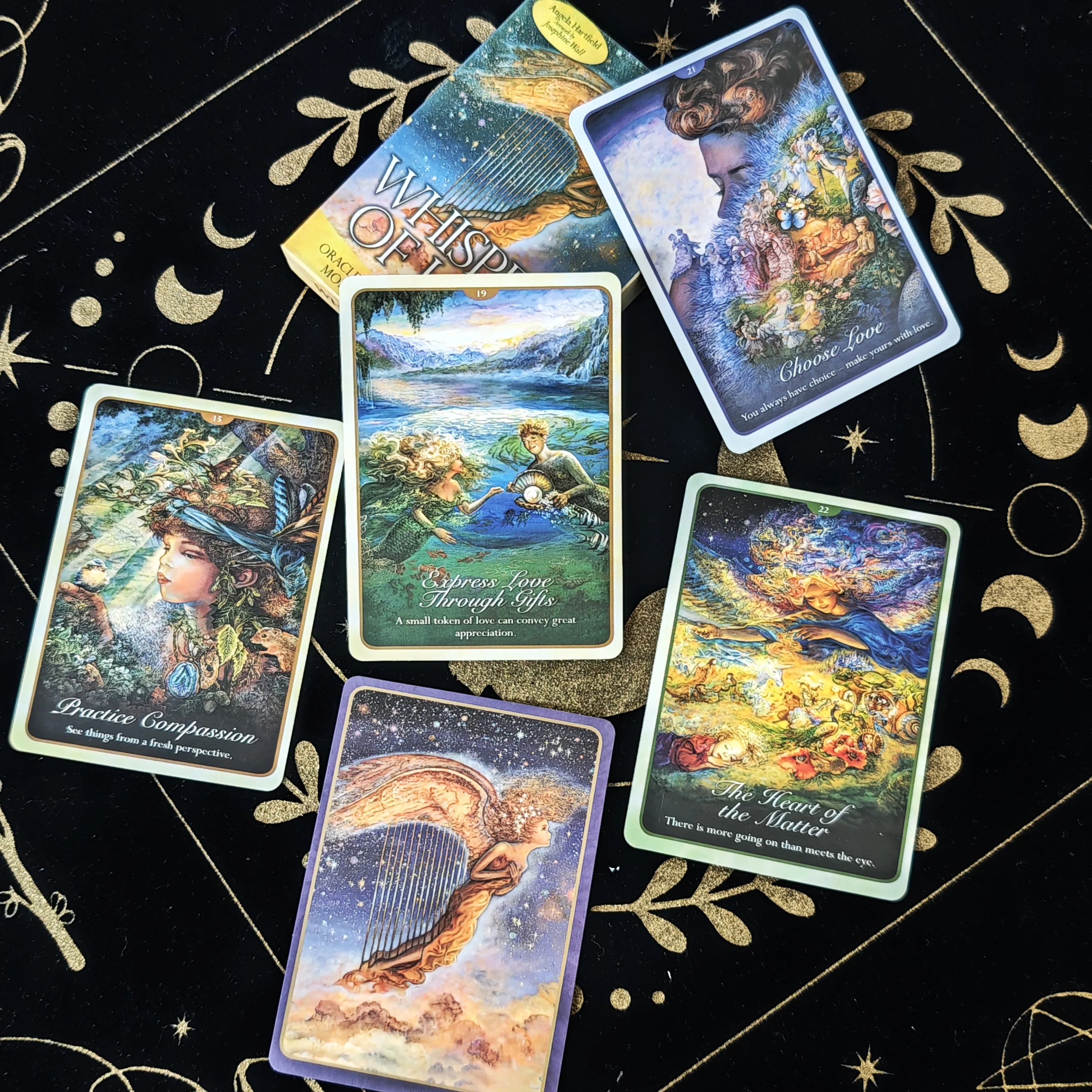 Whispers of Love Oracle Divination Tarot Cards Brettspiele