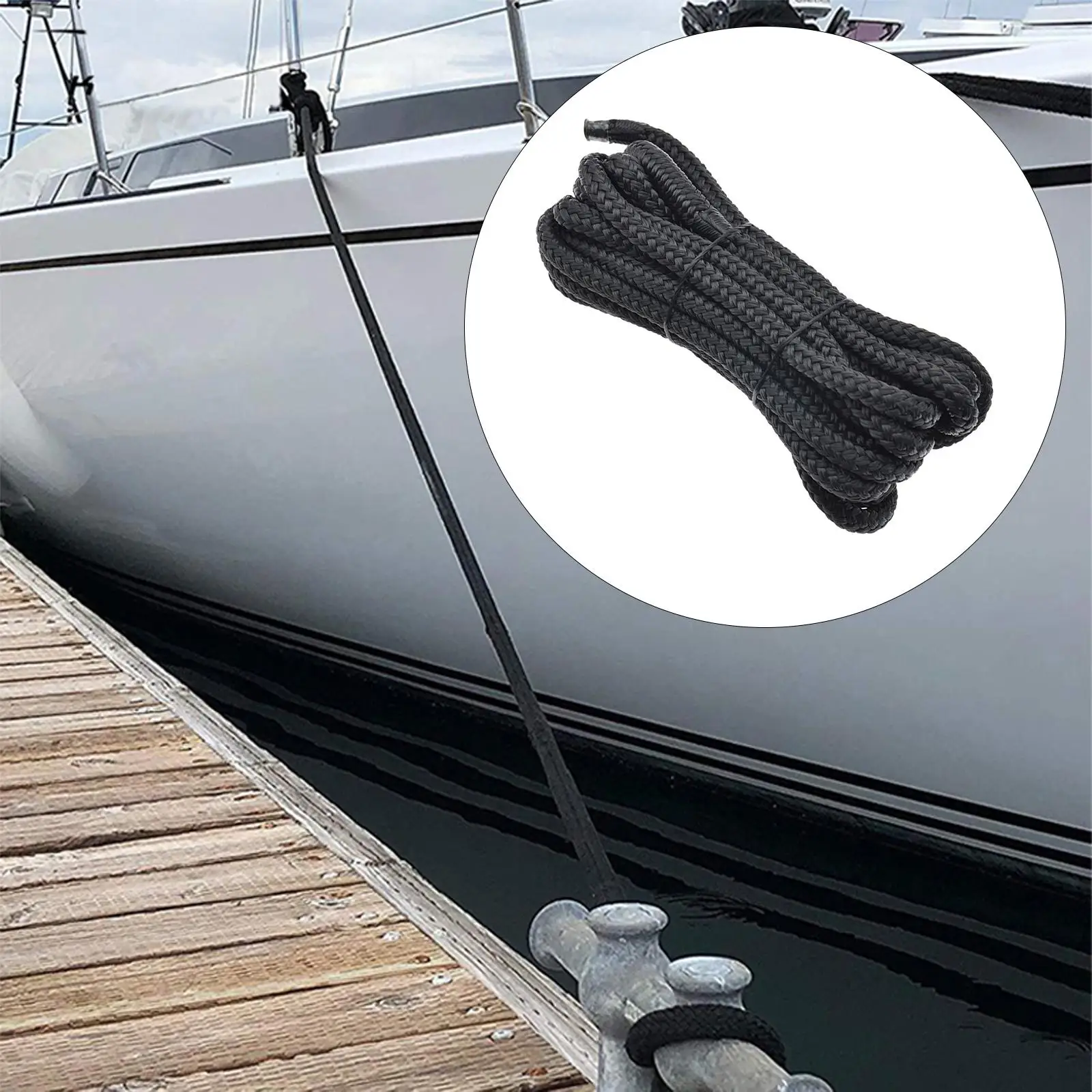 

Double Braided Nylon with Spliced Loop Marine Boat Accessories