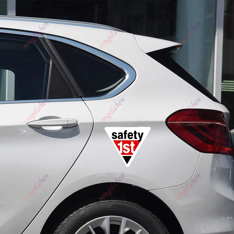 تسجيل سيارة ملصق السلامة 1ST لسيارة دراجة نارية خوذة سباق الكمبيوتر المحمول جذع الجسم نافذة السيارة لوح التزلج مقاوم للماء شارات الفينيل البلاستيكية #3