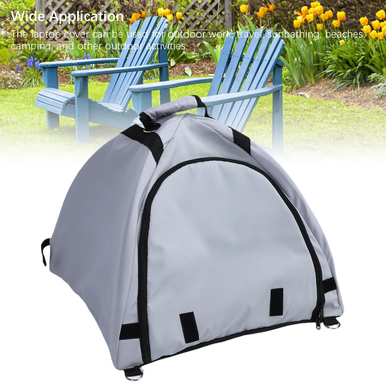 

Капюшон для ноутбука, портативная ткань Оксфорд, палатка для ноутбука, антибликирующая складная ветрозащитная водонепроницаемая палатка для кемпинга