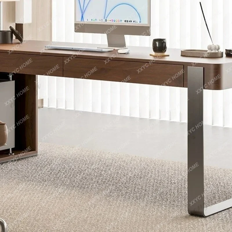 XXStudy Table Office Desks President Reception Boss Bedroom Office Desks Living Room Artificial Board Furniture Bureau